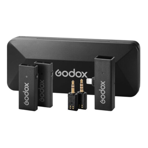 میکروفون بی‌سیم یقه‌ای گودکس-Godox MoveLink Mini LT 2-Person Wireless Microphone