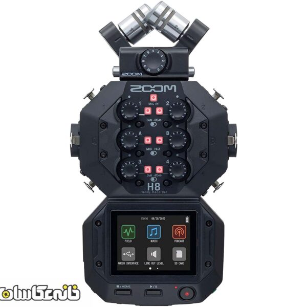 رکوردر صدا زوم Zoom H8 8-Input / 12-Track Portable Handy Recorder