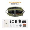کیف کمری K&F Concept Alpha Camera Sling Bag (Green, 10L) KF13.157V2