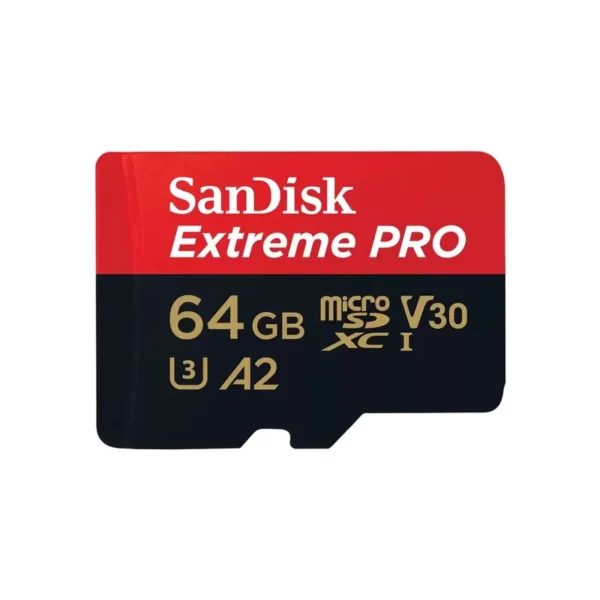 کارت حافظه SanDisk Extreme PRO microSDXC UHS-I 64G 200MB/s with adapter