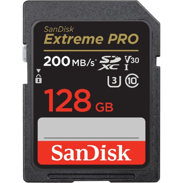 کارت حافظه SanDisk Extreme PRO SDXC UHS-I 128G 200MB/s